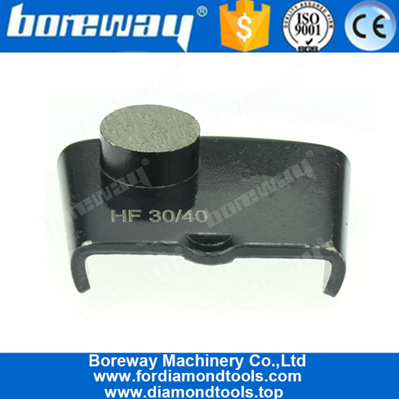 HTC Single Round Segment Diamond Floor Grinding Block For Concrete Floor