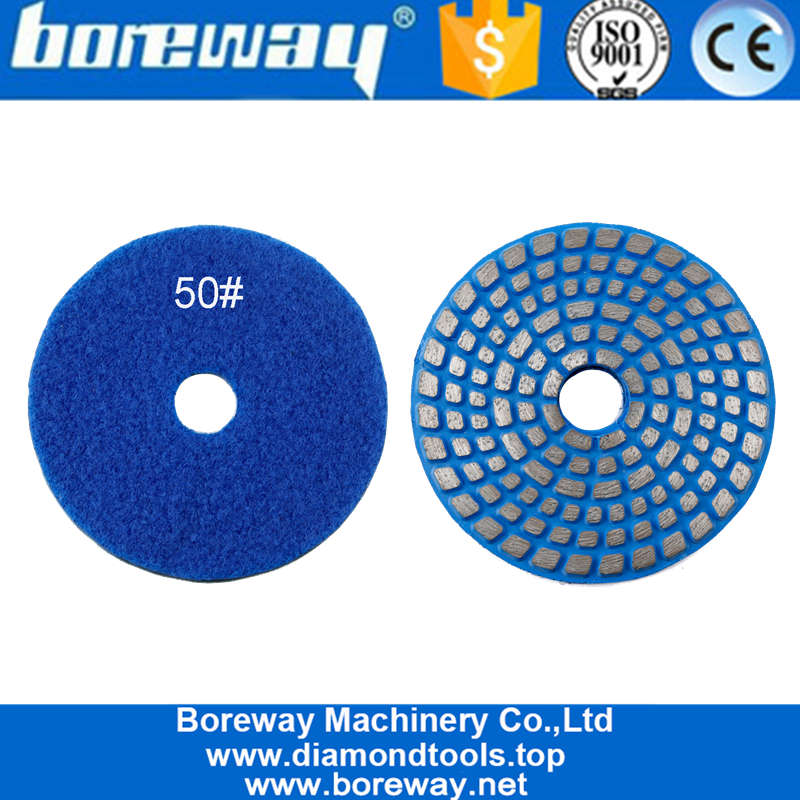 High Quality 4 Inch Metal Bond Grinding Pad Concrete Floor Polishing Disc For Supplies