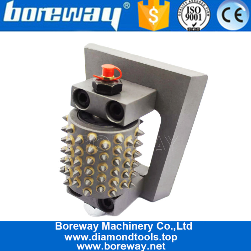 Horseshoe Frankfurt Type Bush Hammer Roller Rough Surface Tool For Granite