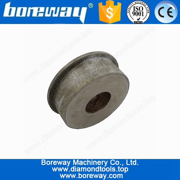 Hot Sell Vacuum Brazed CNC Profiling Wheel For Marble D67*37T*35H