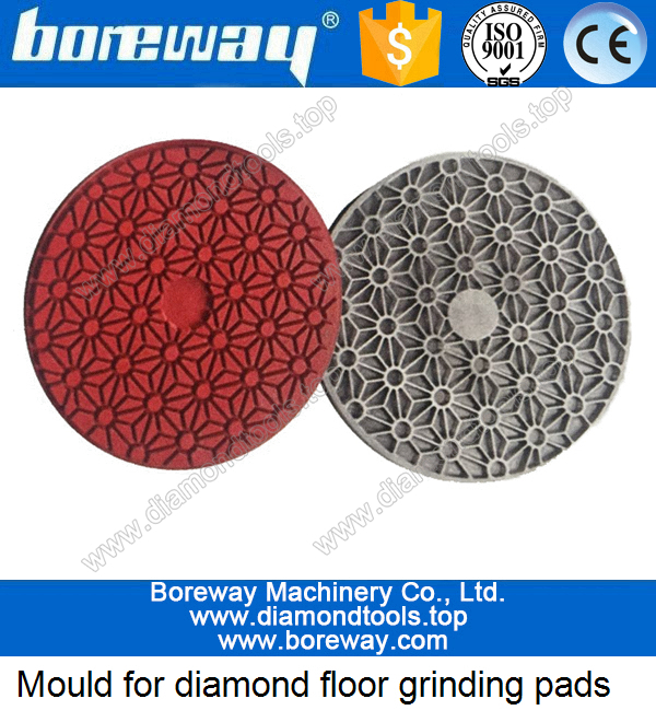 moldes de hierro para las almohadillas de pulido de suelos, moldes metálicos para almohadillas de pulido de suelos, moldes de aluminio para los cojines de pulido del piso