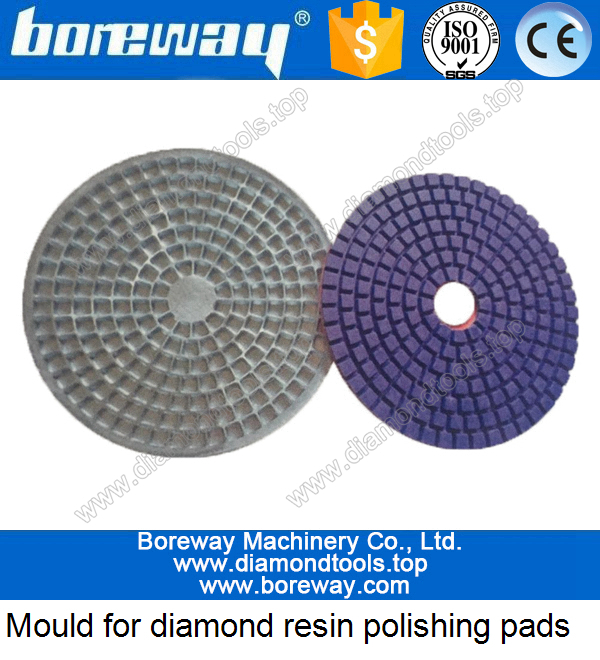 moldes de ferro para triturar almofada, moldes de metal para moer almofadas, moldes de alumínio para moer pads