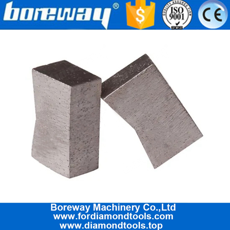 K Shape Multi Layer Structure Wet Use Diamond Segments Granite Cutting