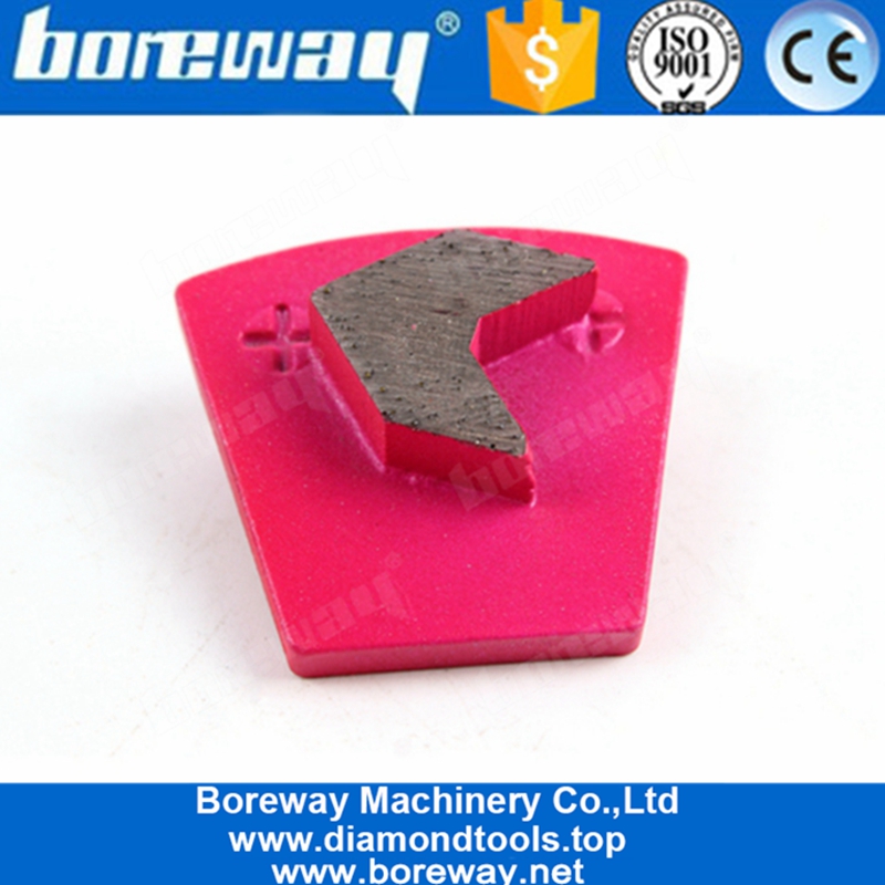 具体的なテラゾー床の改修のための1つの矢の区分2ピンの空白のダイヤモンドの粉砕のパッド