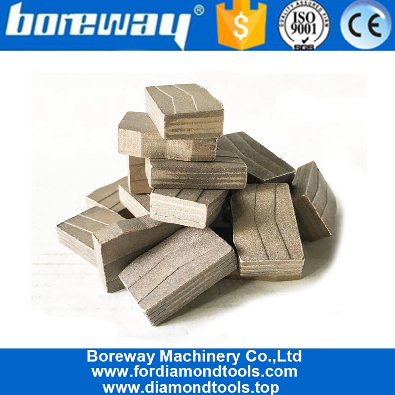 Only Wet Use Sandwich Structure Taper Shape Block Cutting Granite Segment