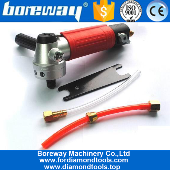 Boreway Speedy Side Abgaszentrum Wasserzufuhr-Granit-Luftpolierer M14 M16 5/8-11 Thread