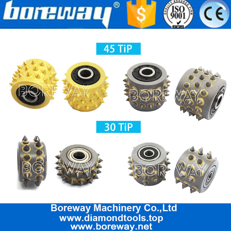 Profession Supply Alloy Carbide Bush Hammer Roller Head Disc for Grinding Granite Litchi Surface