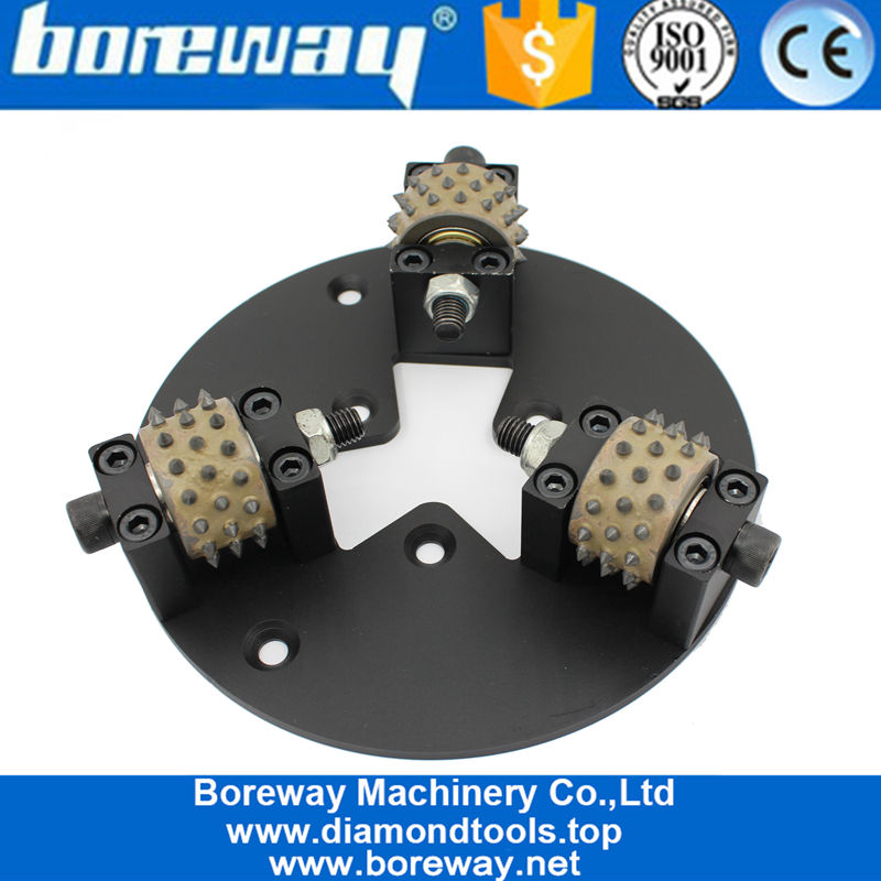 Professional Production 230mm Leaf Slot Bush Hammer Plates For Concrete HTC Floor Machine