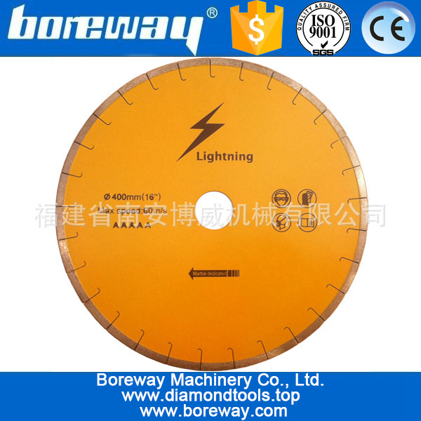 Professional purpose diamond saw blade for marble（fish hook silent disc）