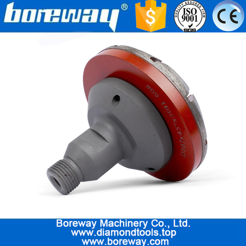 Utensile per profilatura 1/2 di diamantatura a gas Utensile per molatura di granito per la creazione di bordi con bordi a forma di smusso