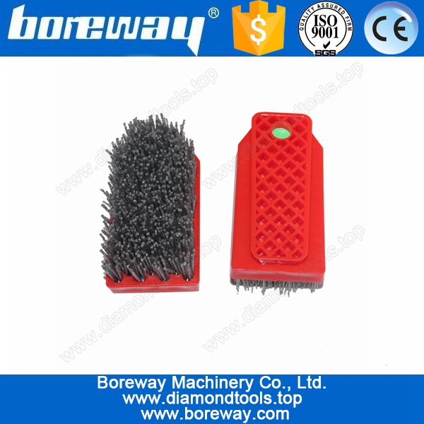 Silicon abrasive brush