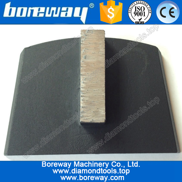 Single Segmented diamond grinding block for concrete floor