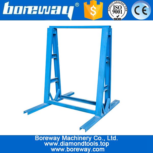 Stone slab steel A frame stroage rack