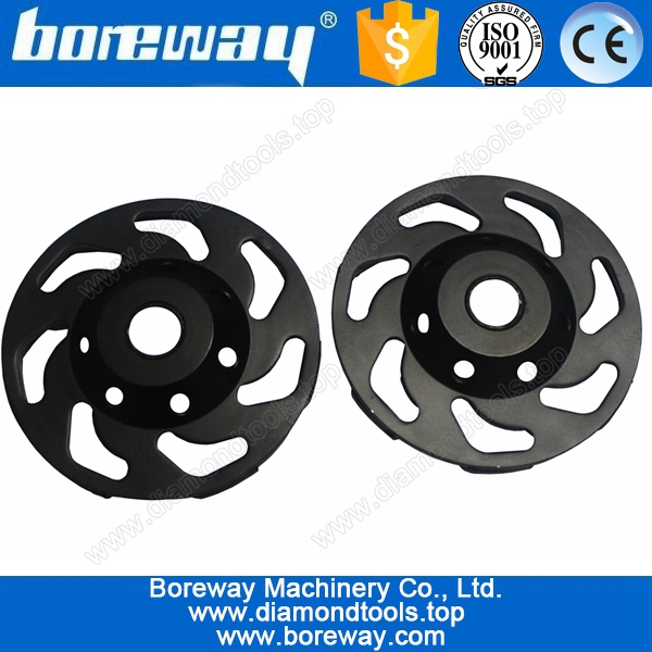 콘크리트 공급 125mm의 L 모양 다이아몬드 컵 그라인딩 디스크, 다이아몬드 돌 컵 연삭 휠