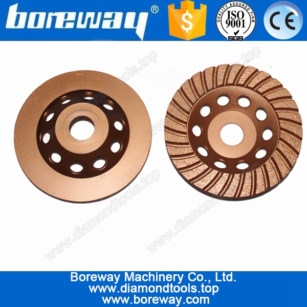 Supply 125mm Sintered Diamond Cup Grinding Wheel for stone,diamond cup cutting disc for granite