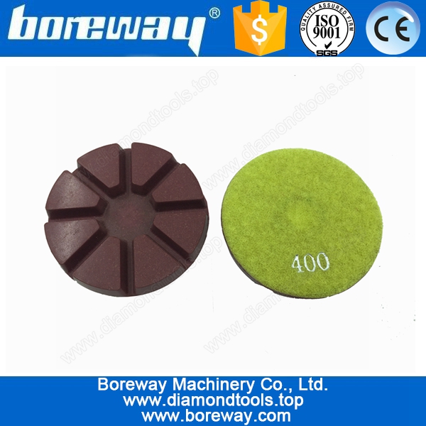 Fournir 3" coloré diamant ponçage Pad pour béton