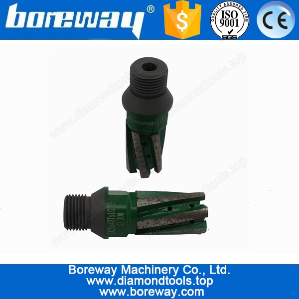 Supply 30# CNC Diamond Finger Bit For Granite D25*40T*1/2”G