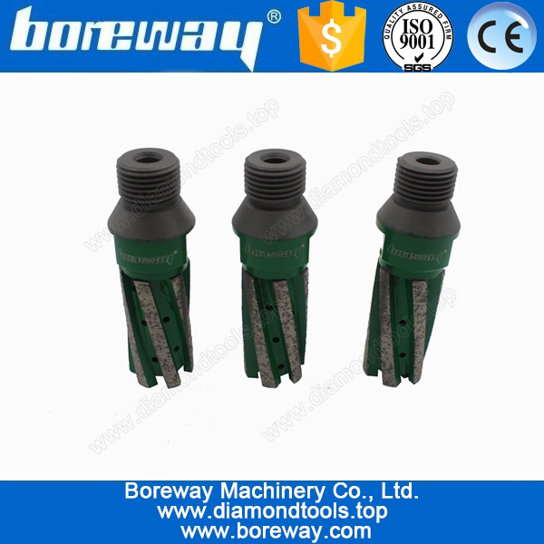 Fuente diamante dedo broca CNC broca para piedra D25 * 60T * 1/2 "G