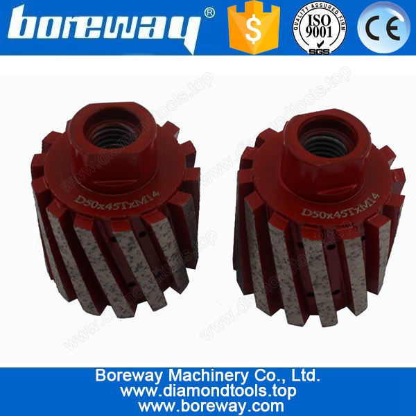 공급 세그먼트 다이아몬드 드럼 D50 연마 제로 관용 휠 * 50T * M14