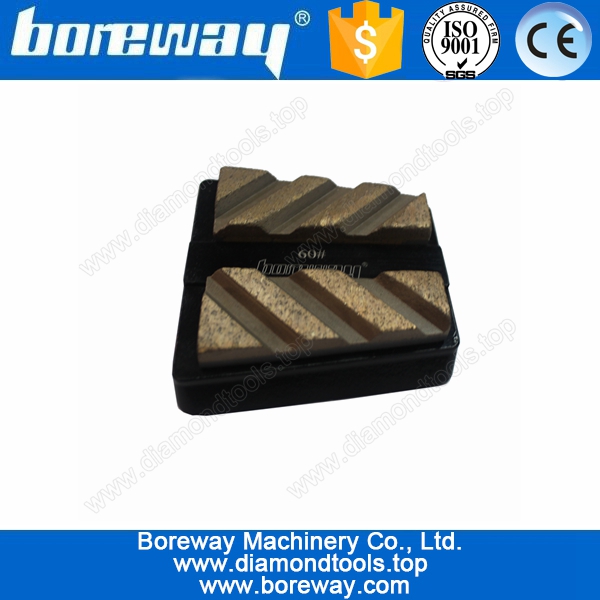 Supply intergral floor grinding block with four holes