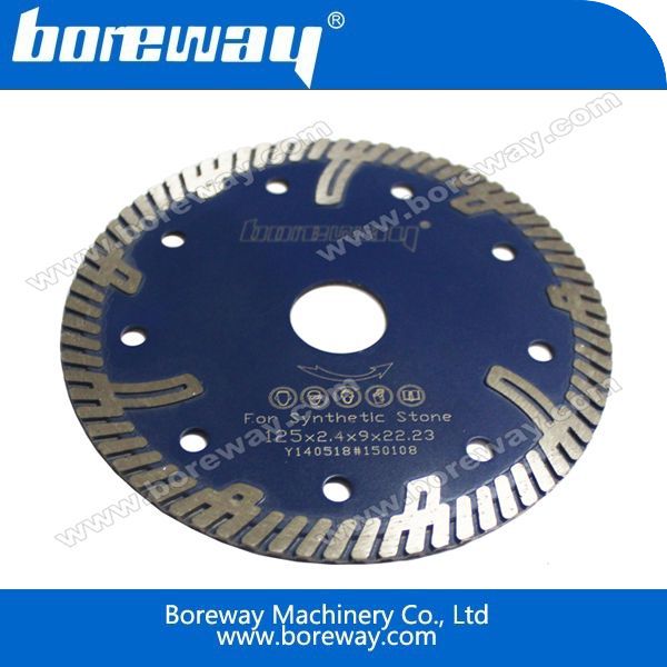 Turbo Diamond Concrete Saw Blade With Reinforce Teeth