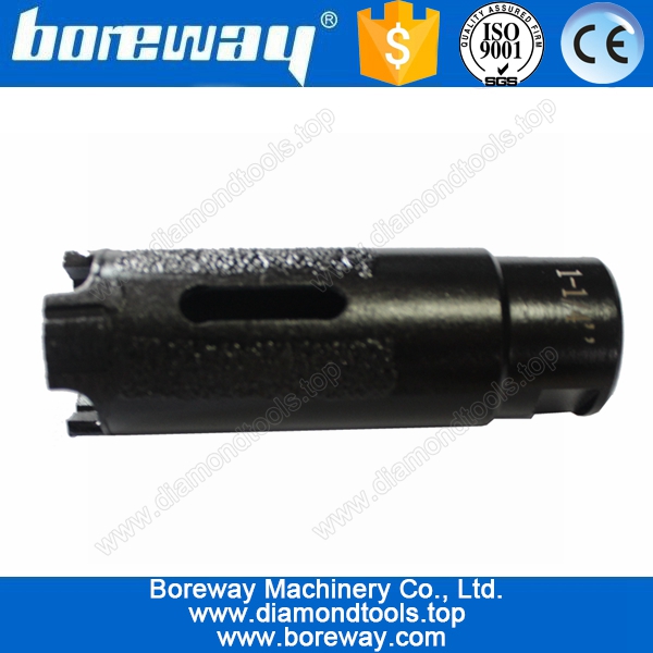 Turbo segment vacuum brazed drill