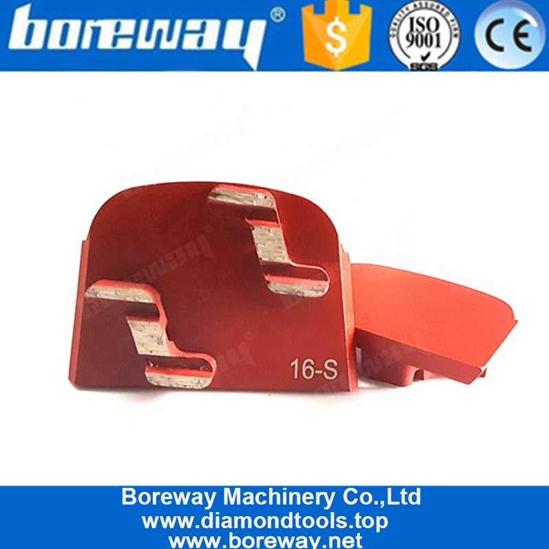 Zwei Z-Form-Segmente Lavina Quick Lock Diamantschleifwerkzeuge für Lavina-Schleifer