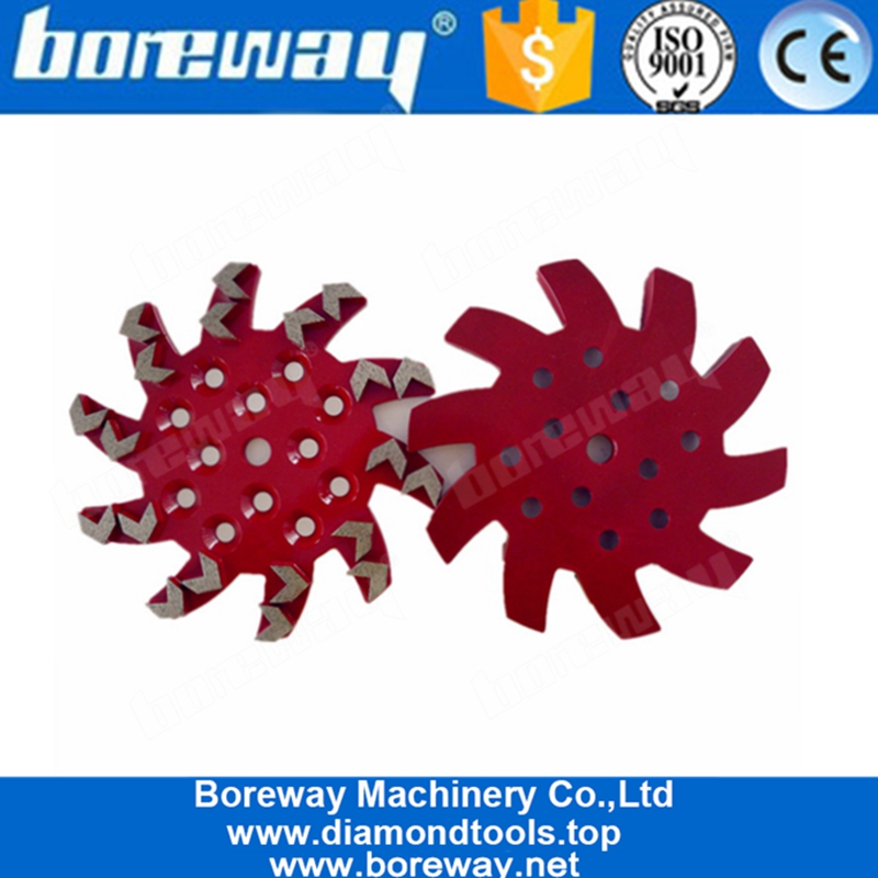 Universal Diamond Grinding Disc 10 Inch Concrete Grinding Pads For Concrete Terrazzo Floor