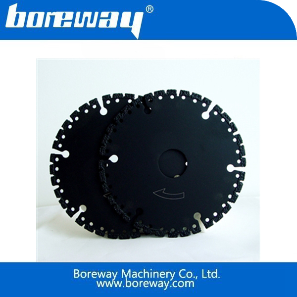 Universal vacuum brazing diamond cutting blade