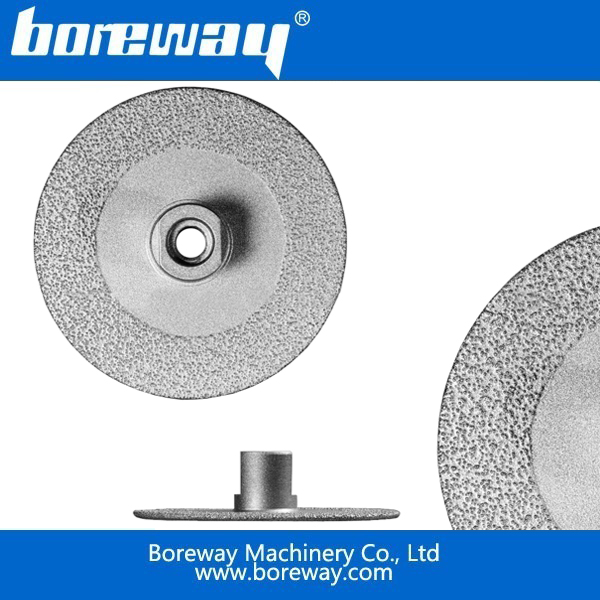 Vacuum brazed cup grinding wheel