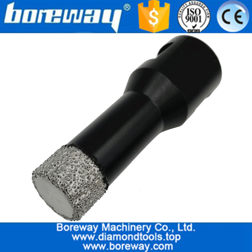 Ｄia.16mm Vacuum Brazed Diamond Drill Bits with 5/8"-11 Threaded connection for stone  Masonry brick glass